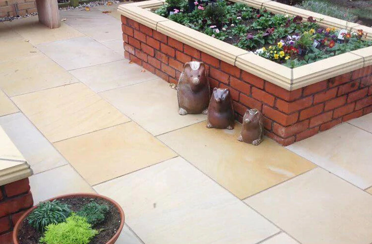 Sawn Sandstone & Granite Paving