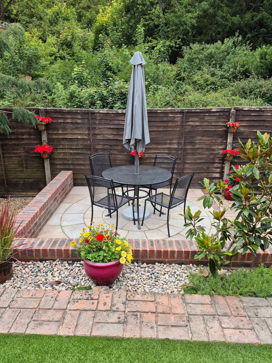 Autumn Brown Indian Sandstone Circles