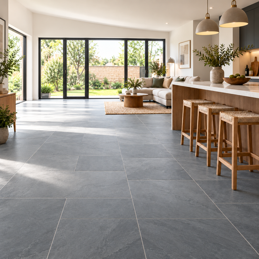 Interior Brazilian Grey Slate Paving Tiles