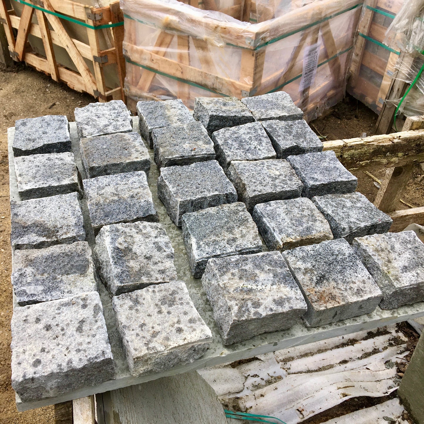 Blue Grey Granite Cobbles/Setts