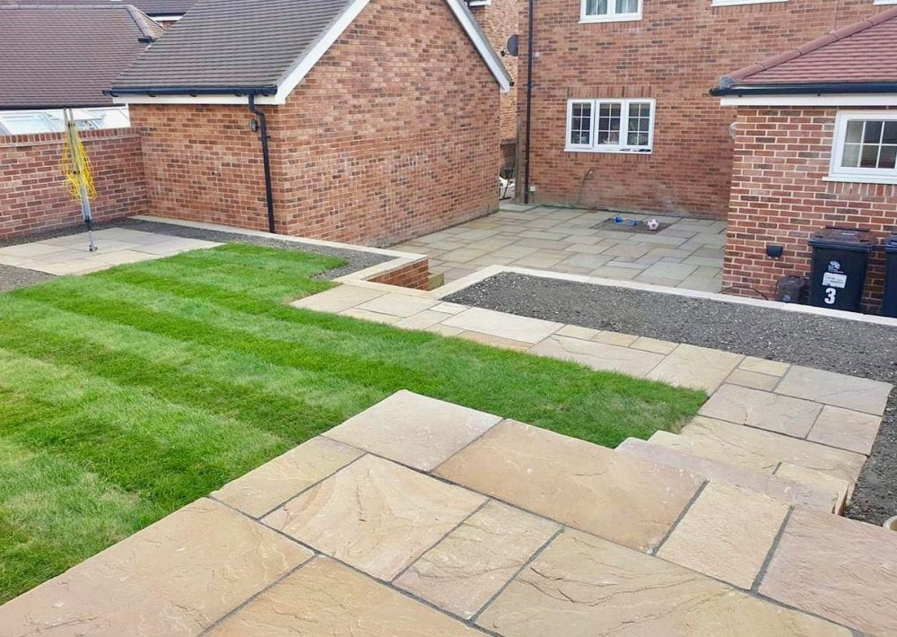 Cotswold Yellow Indian Sandstone Paving