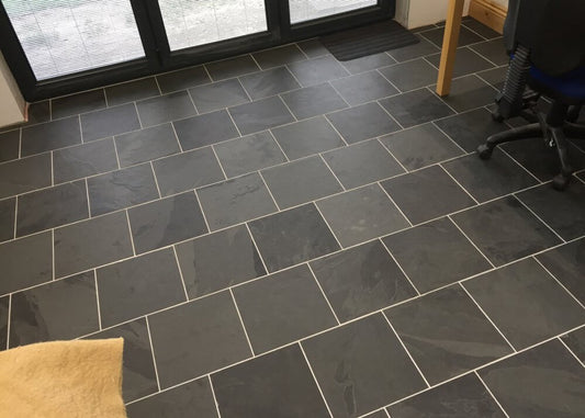 Interior Brazilian Black Slate Paving Tiles