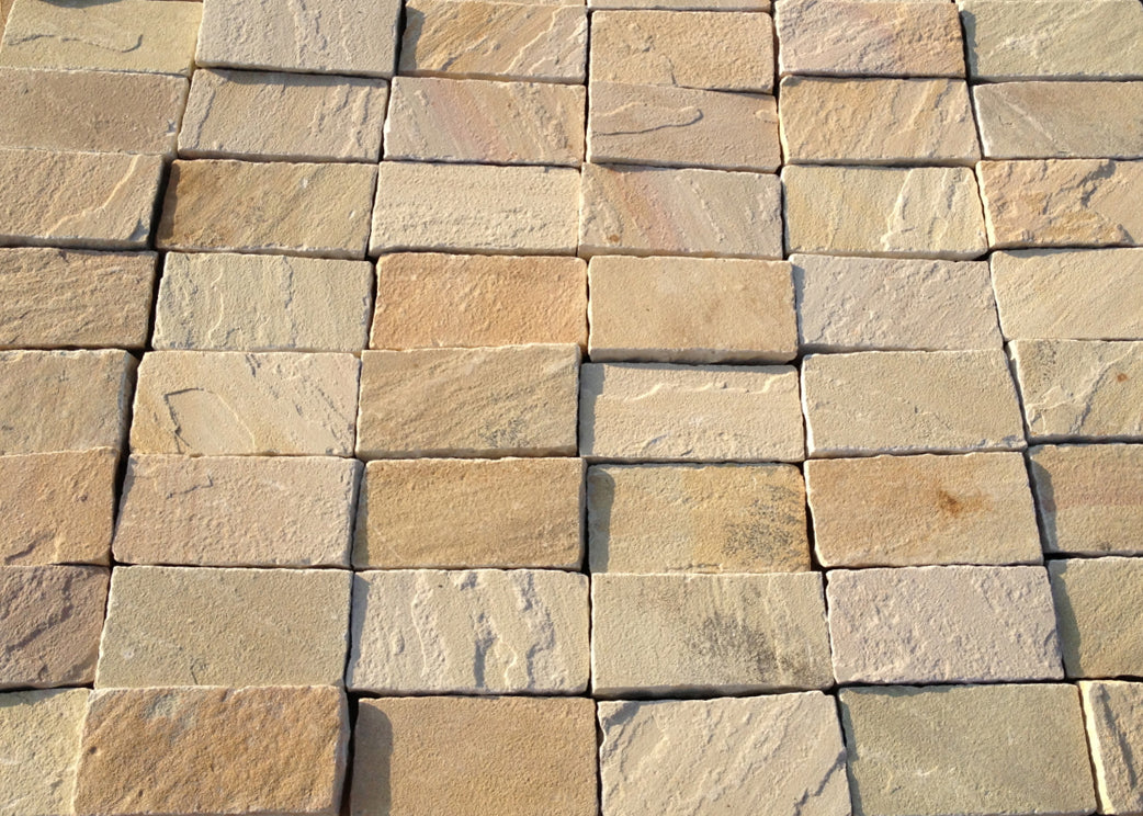 Mint Fossil Indian Sandstone Walling