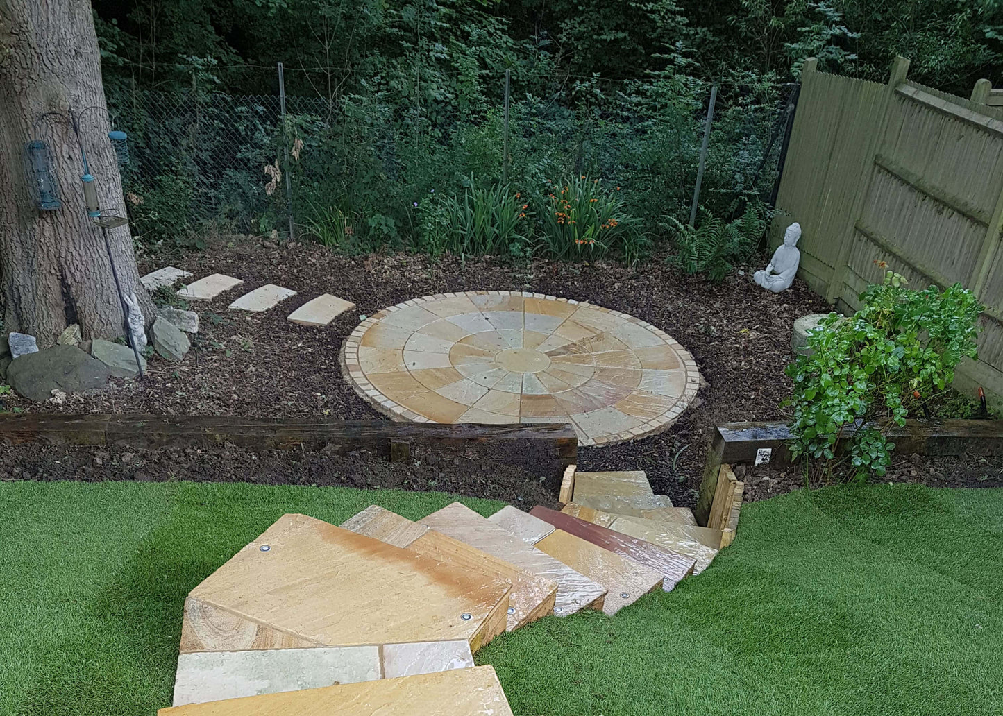 Mint Fossil Indian Sandstone Circles