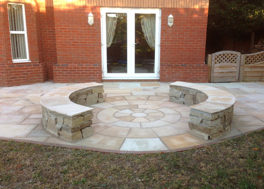 Mint Fossil Indian Sandstone Circles