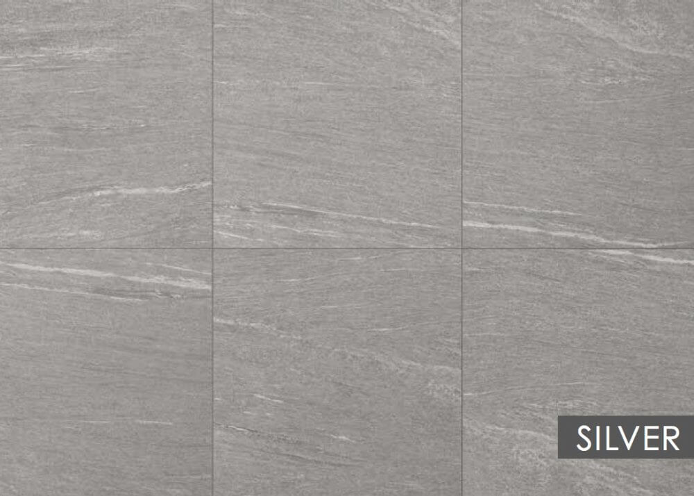 Outdoor Italian Porcelain - Crest Silver