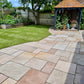 Autumn Brown Indian Sandstone Paving Slabs