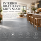 Interior Brazilian Grey Slate Paving Tiles