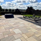 Autumn Brown Indian Sandstone Paving Slabs
