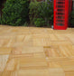 Sawn Teak Smooth Indian Sandstone Paving