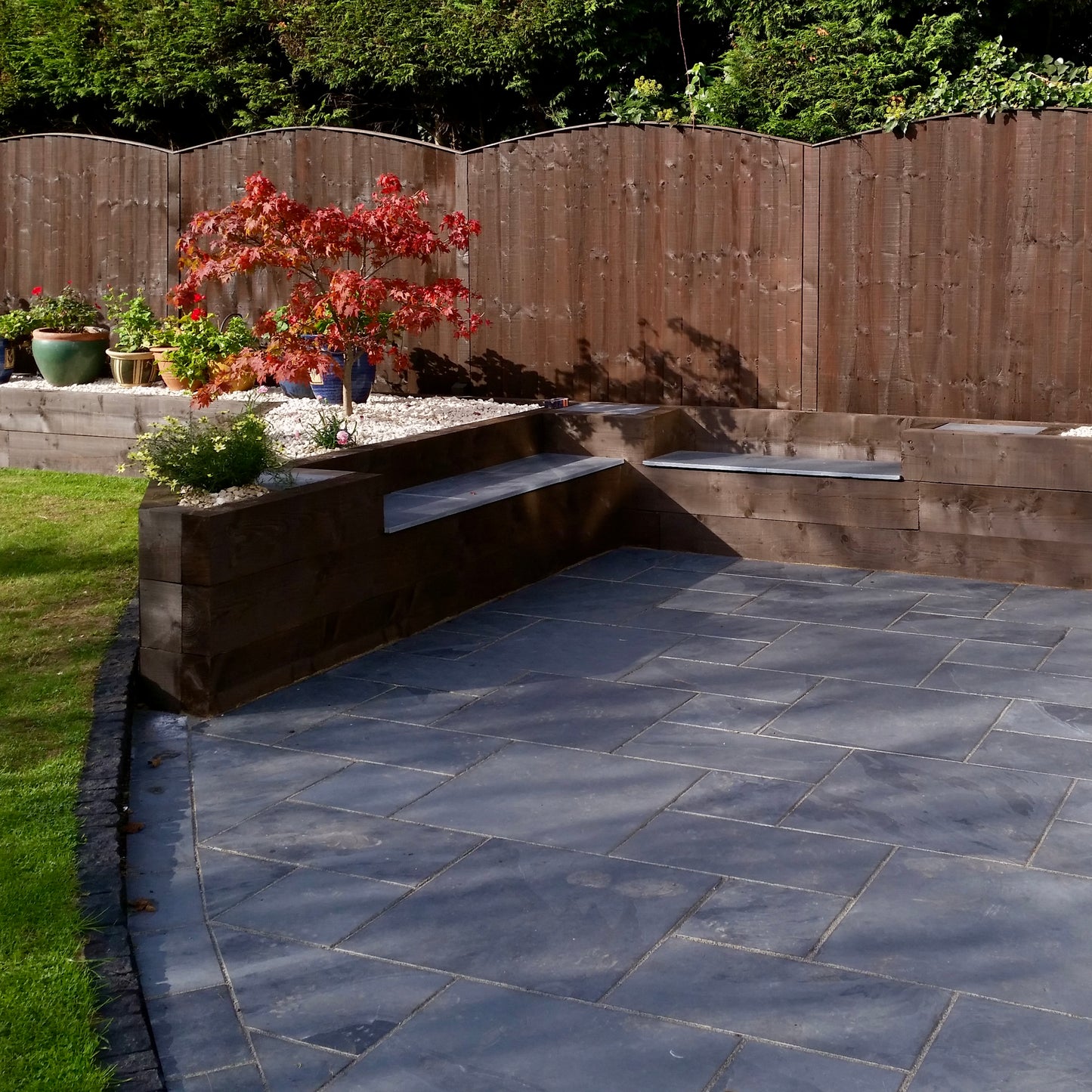 Brazilian Black Slate Paving Slabs