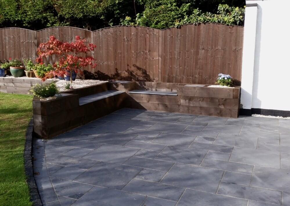 Brazilian Black Slate Paving Slabs