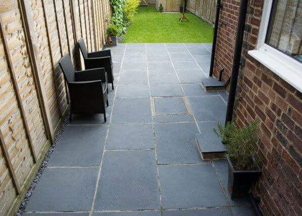 Kota Black Limestone Paving