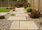 Mint Fossil Indian Sandstone Paving (Mixed Size 18.9m² Patio Pack 22mm Calibrated Antiqued Tumbled)